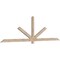 Ekena Millwork Kennewick Smooth Timber Gable Bracket, Douglas Fir, 108"W x 31 1/2"H x 1 1/2"D x 3 1/2"F, 7/12 Pitch GBW108X31X0204KEN00SDF - alternate 3